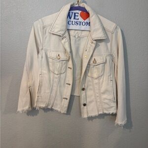 Liverpool Cream Denim Jacket